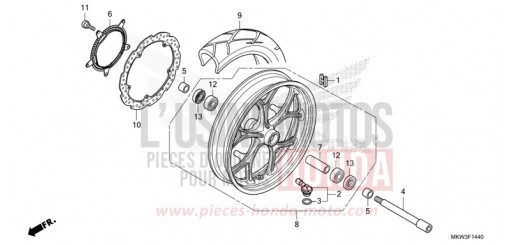 FRONT WHEEL NC750XDM de 2021